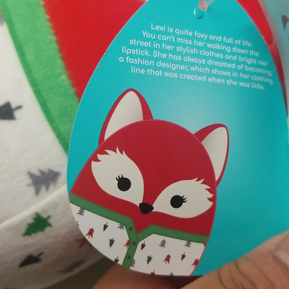 Brand new Squishmallows Lexi the Fox Pillow